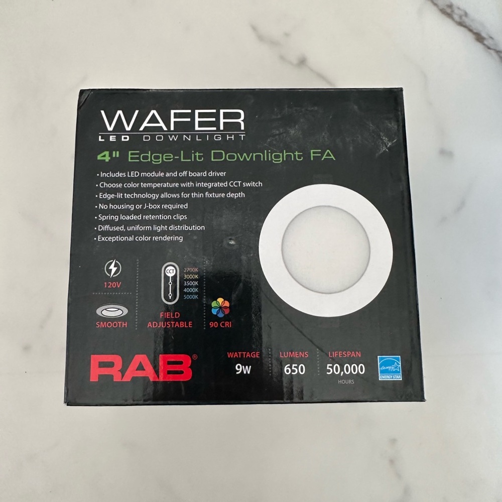 RAB Wafer 4" in LED Downlight DLW0053 - 9W